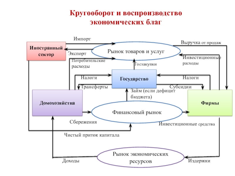 Презентация экономический кругооборот