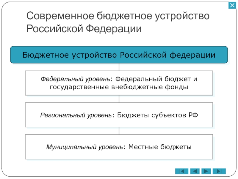 Бюджетная система схема