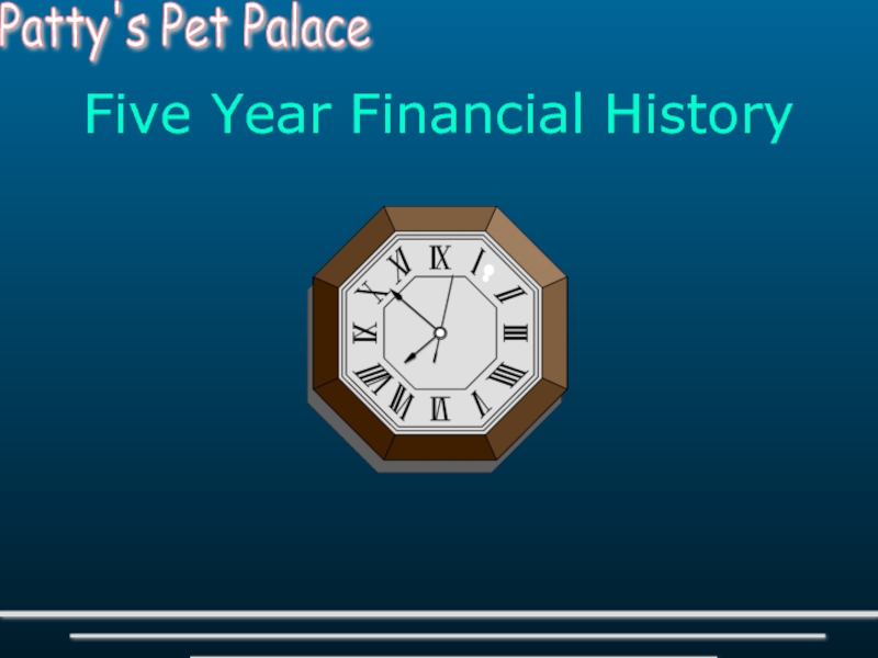 Five Year Financial History