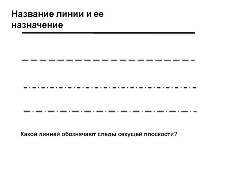 Как называются линии проведенные