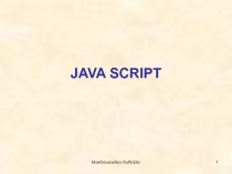 JavaScript