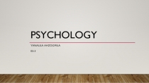 PSYCHOLOGy