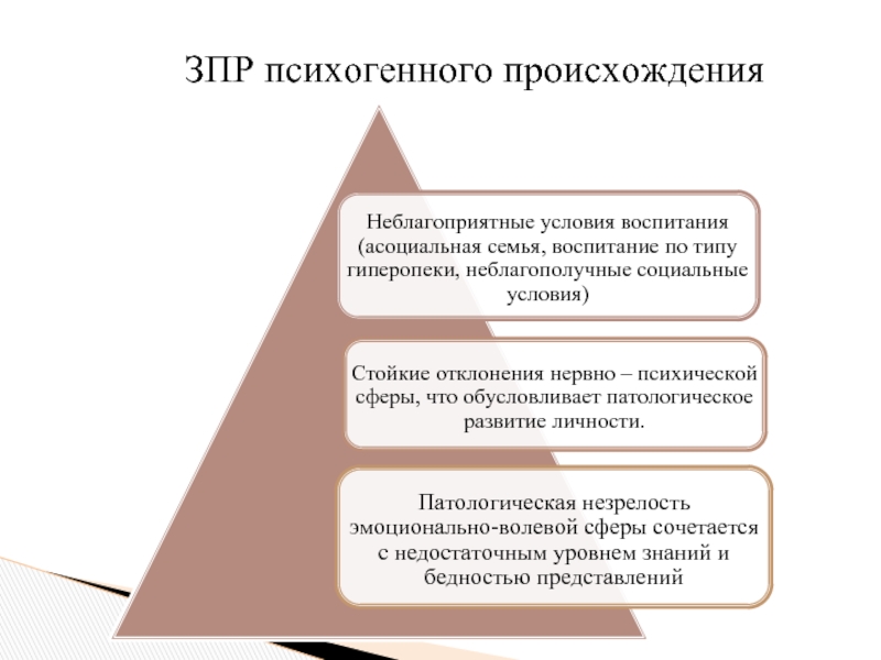 История изучения детей с зпр презентация