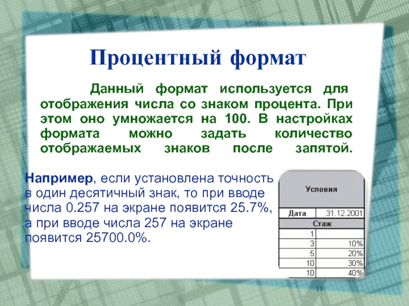 Презентация эксель 8 класс