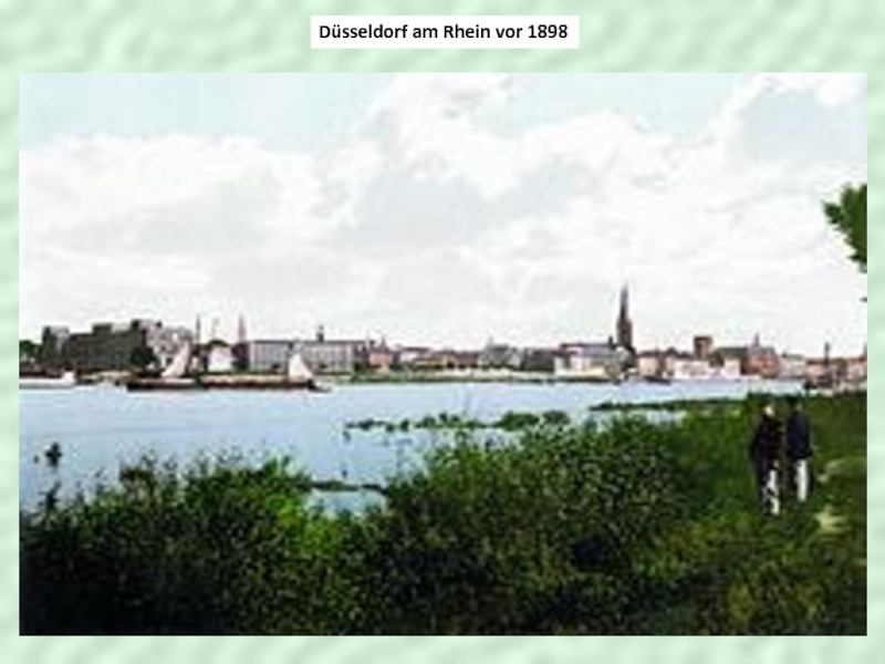 Düsseldorf am Rhein vor 1898