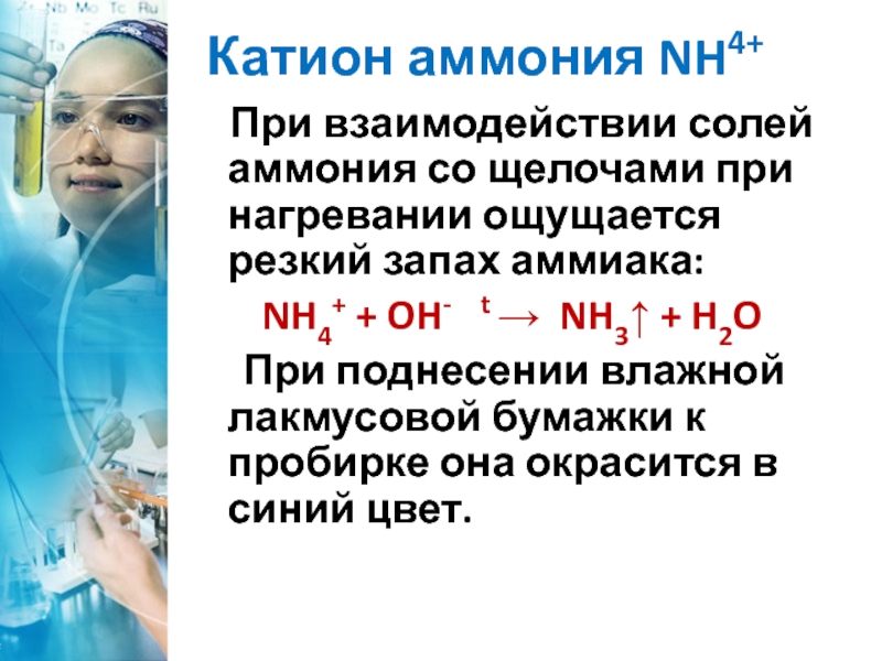 Катион аммония обнаруживают. Качественные реакции солей аммония. Взаимодействие солей с щелочами. Качественная реакция на соли аммония. Взаимодействие аммиака с щелочами.