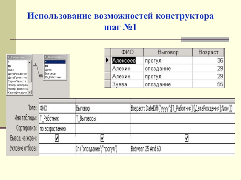 Использование запросов