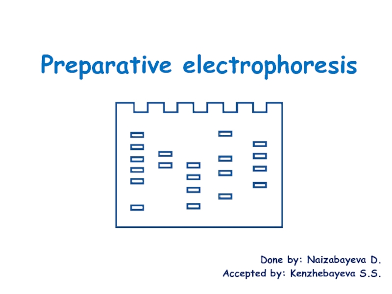 Preparative electrophoresis