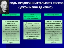 Финансовая среда предпринимательства и предпринимательские риски