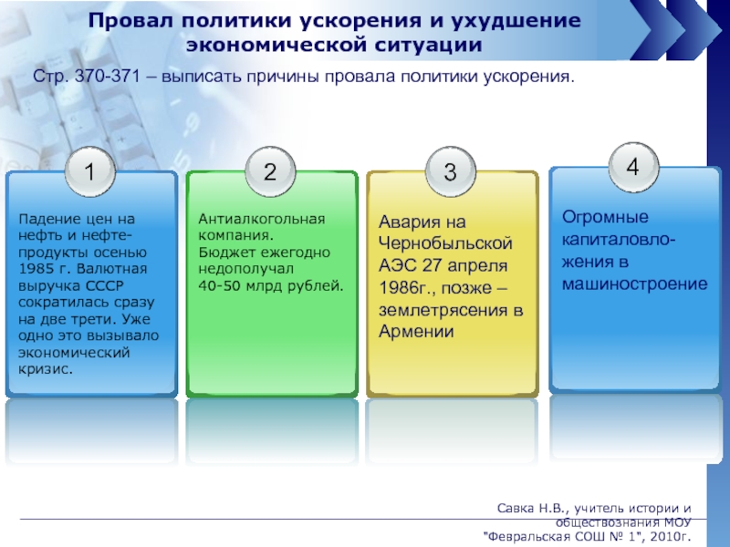 Политика перестройки в сфере экономики презентация 11 класс