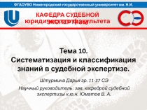 ФГАОУВО Нижегородский государственный университет им. Н.И. Лобачевского
КАФЕДРА