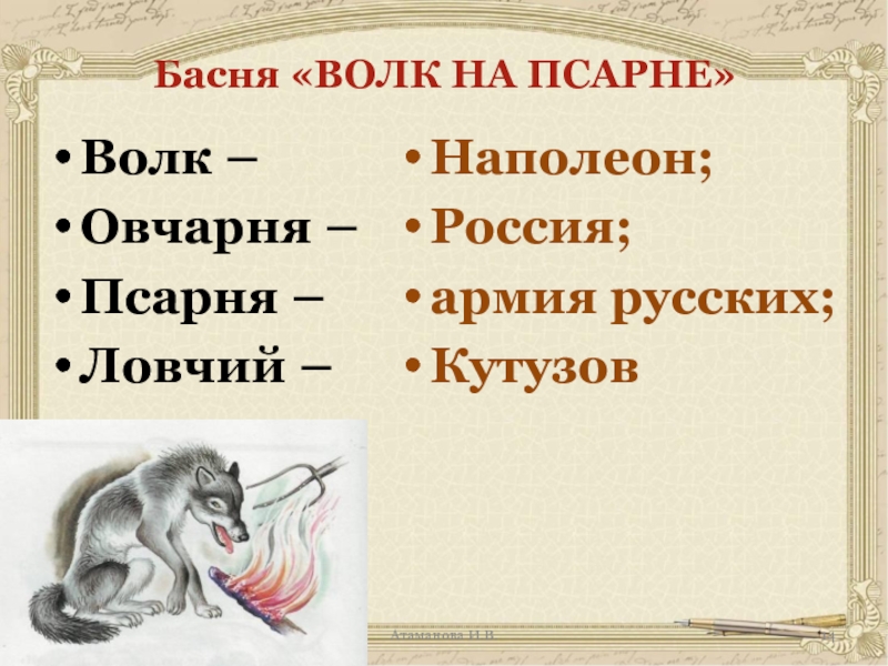 Образ волка в народных сказках и баснях крылова проект