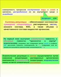 совокупность процессов поступления воды и солей в организм, распределения их во