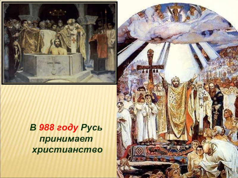 В каком году русь приняла христианство. Христианство 988. Русь 988 год. Что было в 988 году. Рождество в 988 году на Руси.