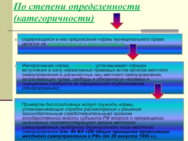 Реферат муниципальные. Нормы права по степени определенности. Нормы по степени определенности. По степени определенности предписания норма. Нормы права по степени определенности содержащихся предписаний.