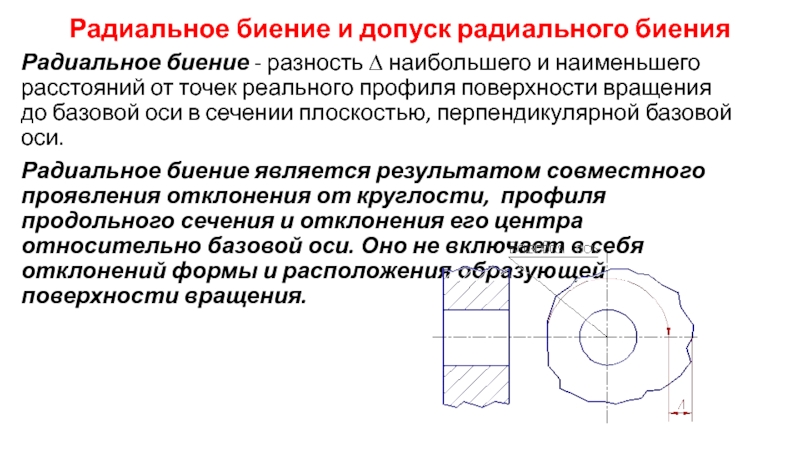 Радиальное биение. Допуск формы радиальное биение. Допуск радиального биения поверхности. Допуск радиального и торцевого биения. Допуск торцевого биения.