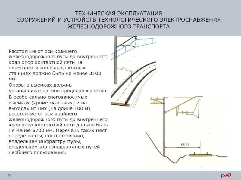 Требования птэ к расположению станционных путей в плане и профиле