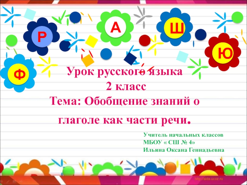 Обобщение знаний по курсу русского языка за 2 класс презентация