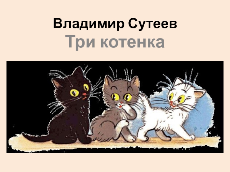 Владимир СутеевТри котенка