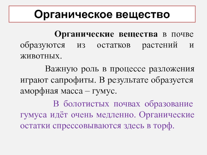 Органические вещества образуются. Органическое вещество почвы. Органические вещества определение. Биологические соединения.