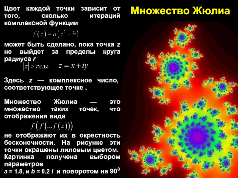 Точка зависеть. Множества Жюлиа точки. Актуальность проекта Фракталы. В мире фракталов презентация. Введение в мир фракталов проект по математике.