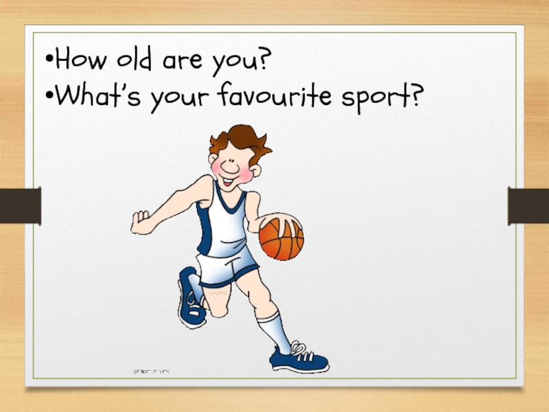 What sport do you enjoy