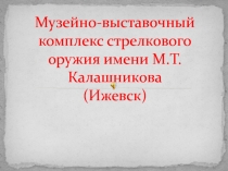 Музейно-выставочный комплекс стрелкового оружия имени М.Т.Калашникова (Ижевск)