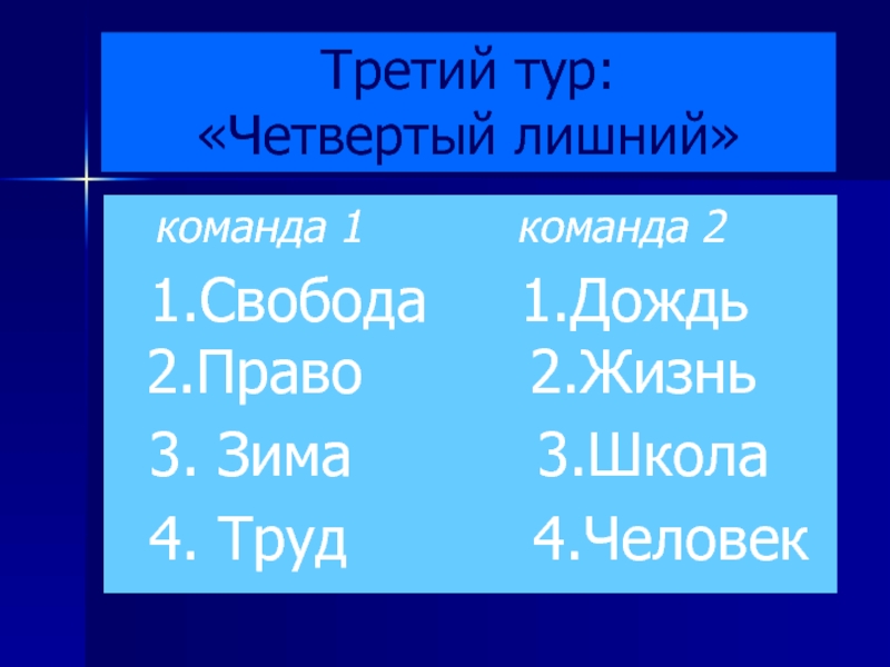 Поездка 4 буквы. Четвертый тур презентация.