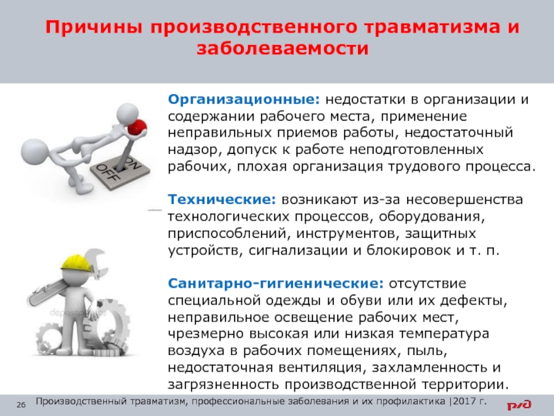 Производственный травматизм презентация по охране труда