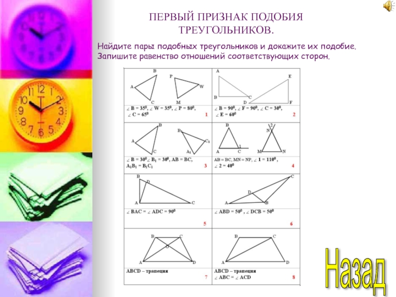 Упражнения по планиметрии на готовых чертежах