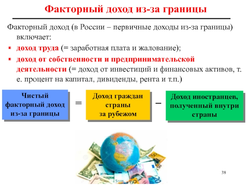 Первичные доходы. Факторные доходы из-за границы. Чистый факторный доход из-за границы. Чистый факторный доход из-за границы формула. Чистый факторный доход из-за границы как.