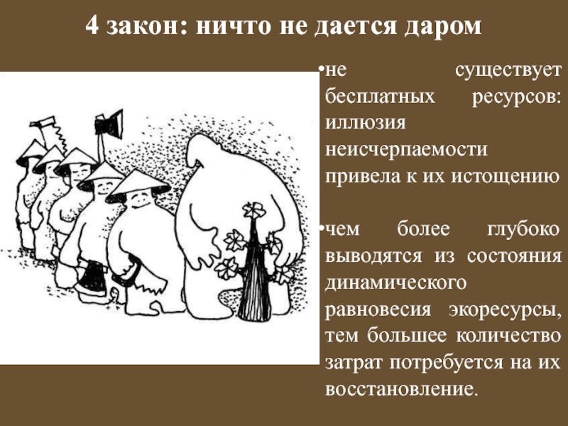 За все в жизни приходится расплачиваться ничто не дается даром схема