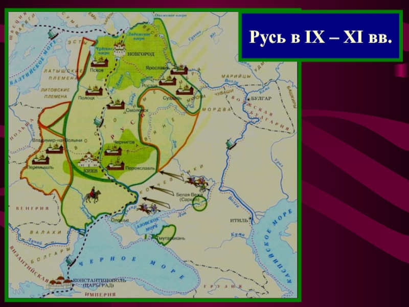 Презентация Русь в IX – XI вв