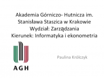  Informatyka i ekonometria