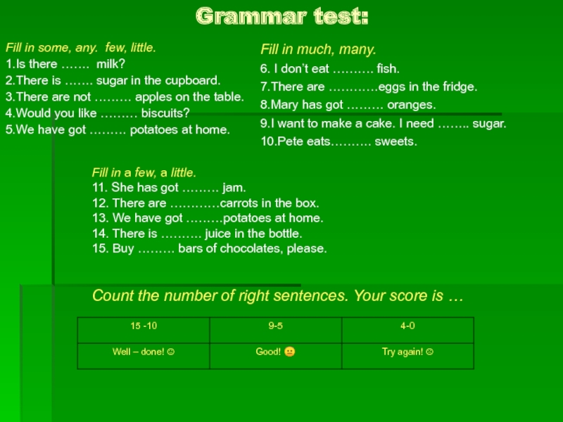 There are some apples left. Grammar Test. A few is или are. There is a few или there are a few. Few any little 6 класс.