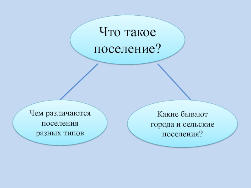 Что такое поселение