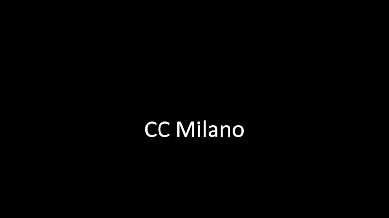 Презентация CC Milano