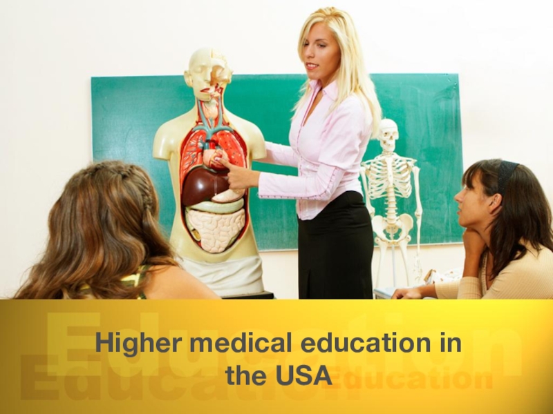 Higher medical education in the USA
