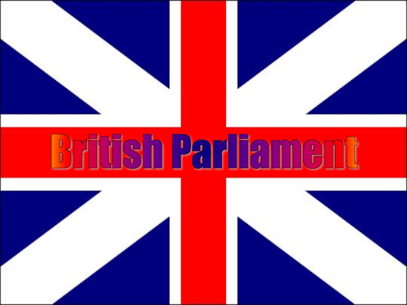Презентация British Parliament 10 класс