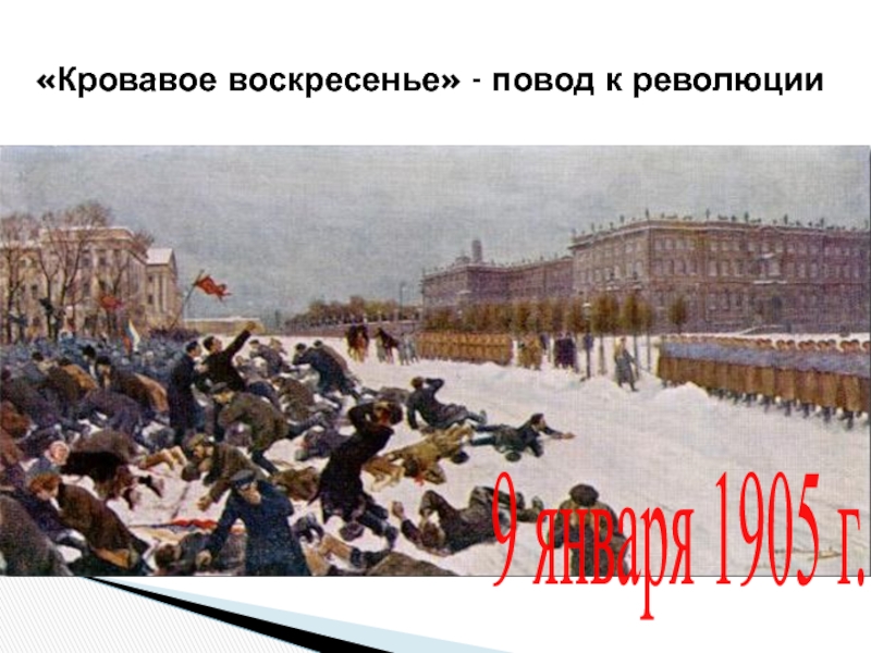 Кровавое воскресенье 1905 презентация