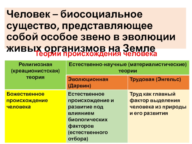 Человек существо биосоциальное презентация