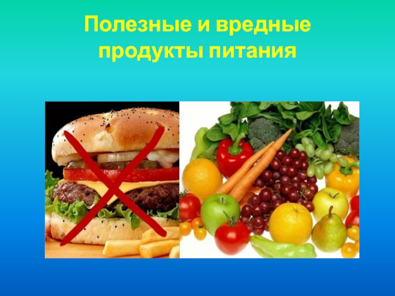 Презентация продукты питания