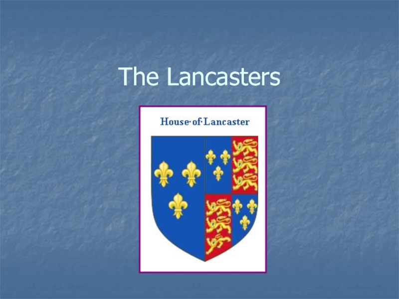 Презентация The Lancasters