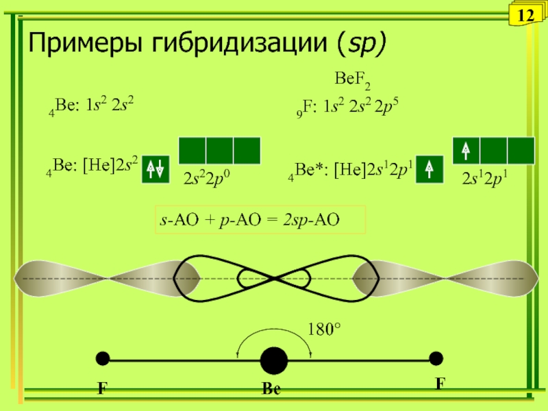 12. BeF2. 