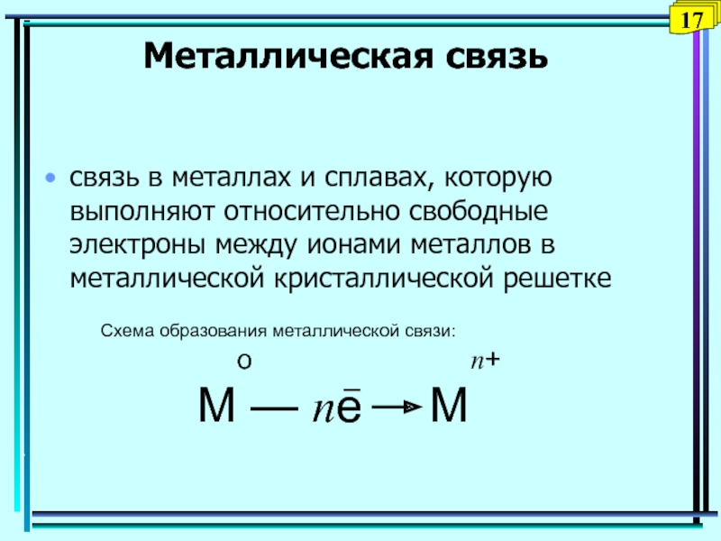 Алюминий схема связи