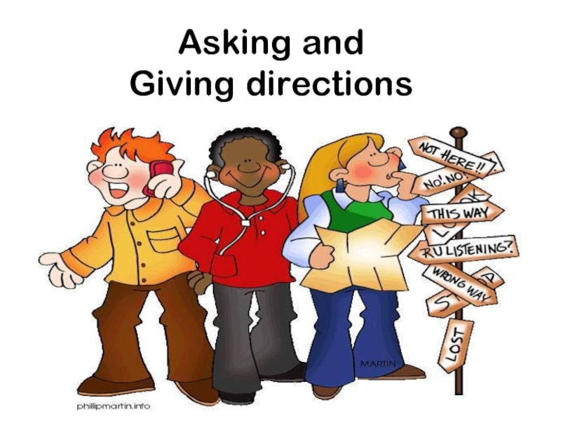 Презентация Asking and Giving directions 6 класс