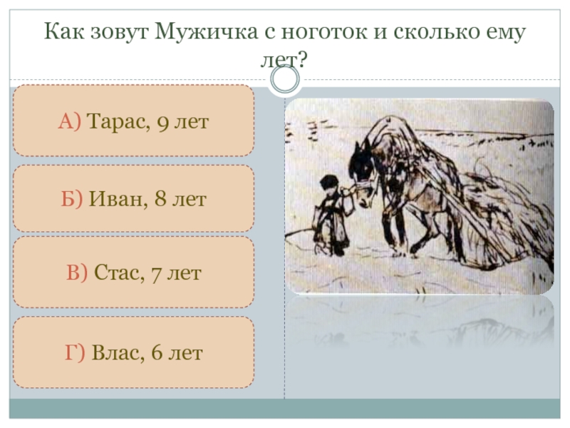 Как звали длинного. Презентация мужичок с ноготок. Некрасов мужичок с ноготок презентация. Н.А. Некрасов «мужичок с ноготок» презентация. Мужичонка с ноготок Некрасов.