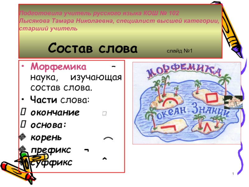 Презентация Презентация к уроку русского языка в 5 классе по теме