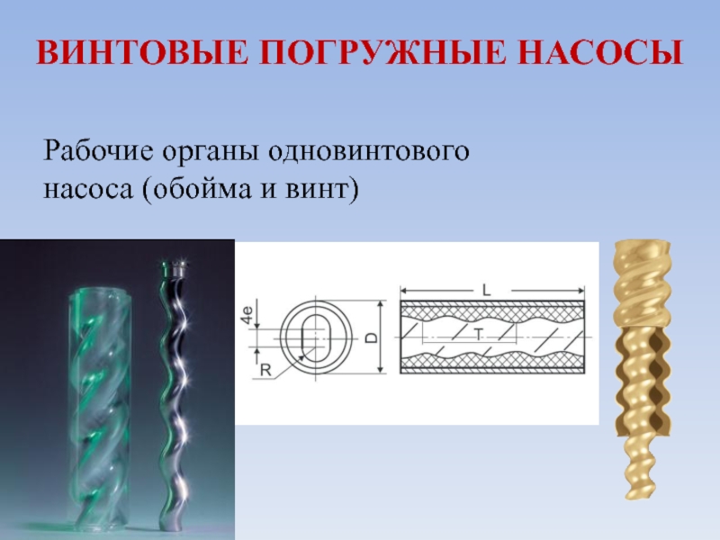 Винтовой насос презентация