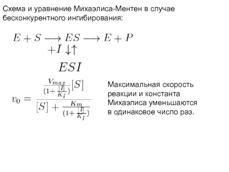 Схема михаэлиса ментен